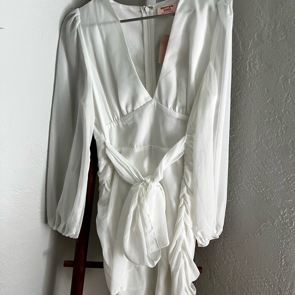 White Mini Dress • Sexy Bodycon • NWT